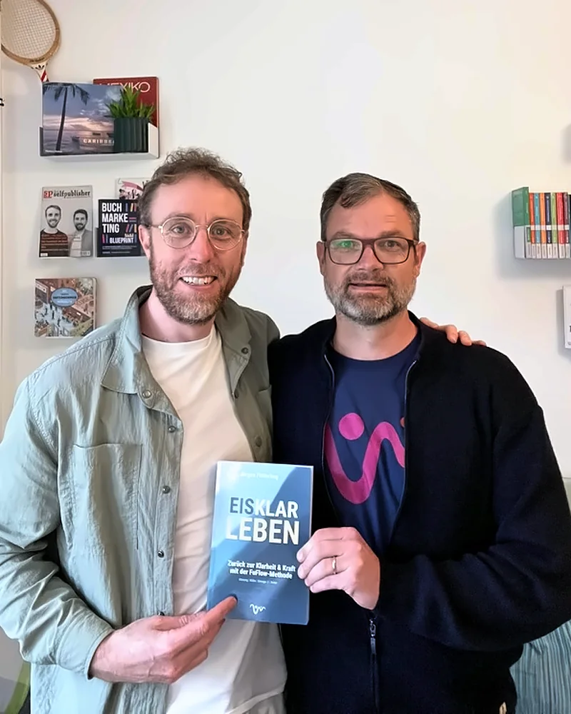 Christopher Klein und Jürgen Fütterling mit seinem Buch