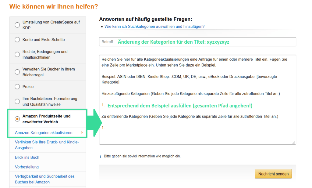 Kategorien auf Amazon anpassen bei KDP aktualisieren wechseln schritt für schritt gute Kategorien finden Bestseller auf Amazon werden